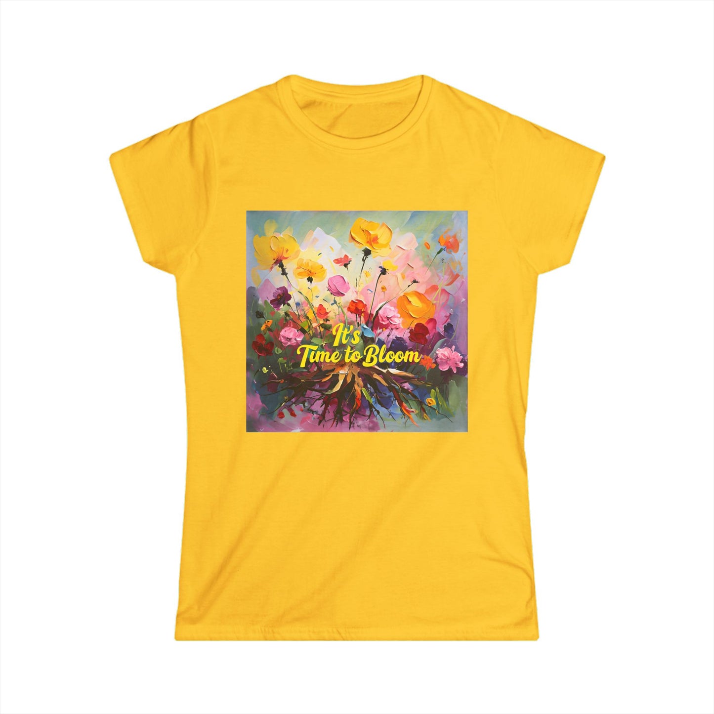 "It's Time to Bloom"- Women's Softstyle Tee