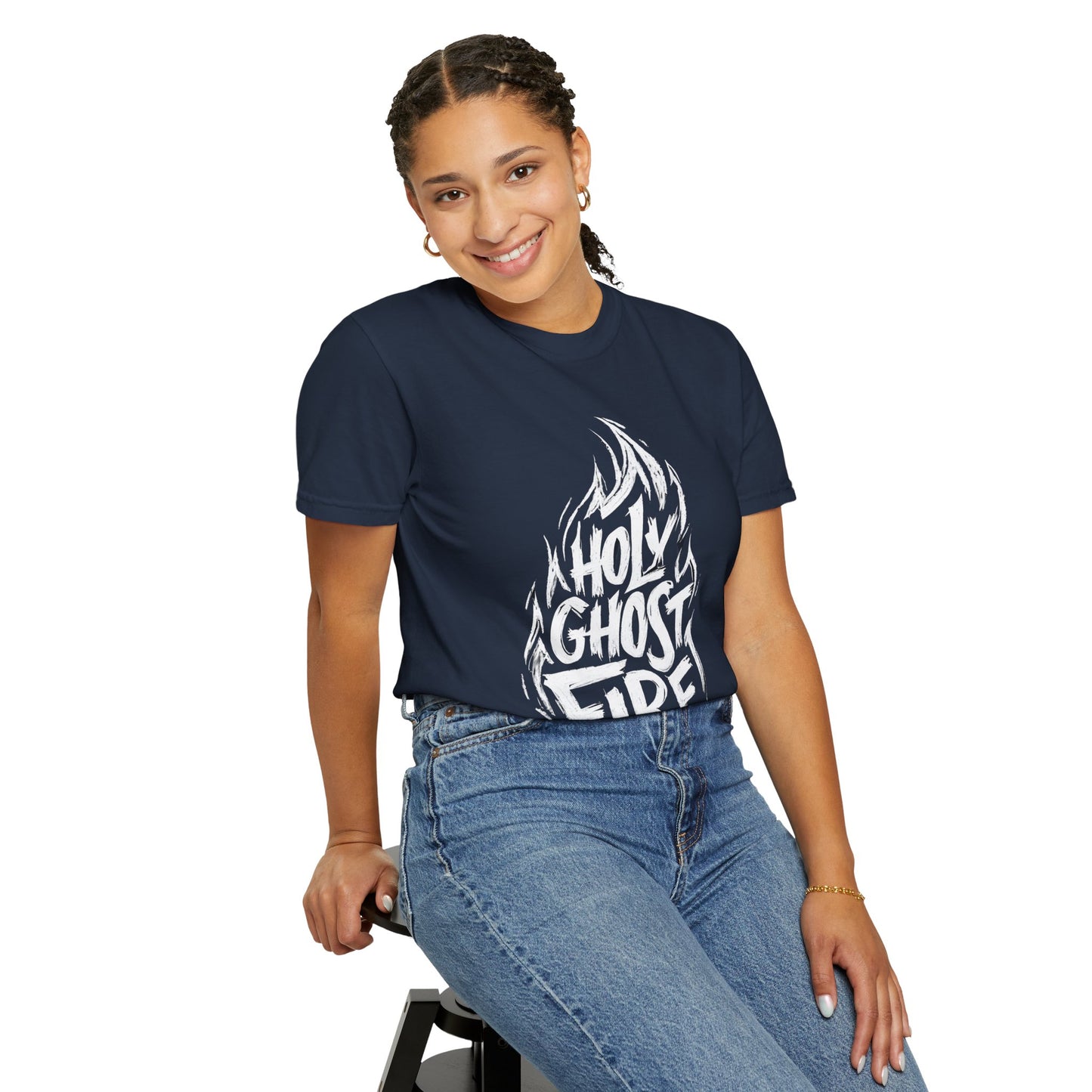 Holy Ghost Fire - Unisex Garment-Dyed T-Shirt