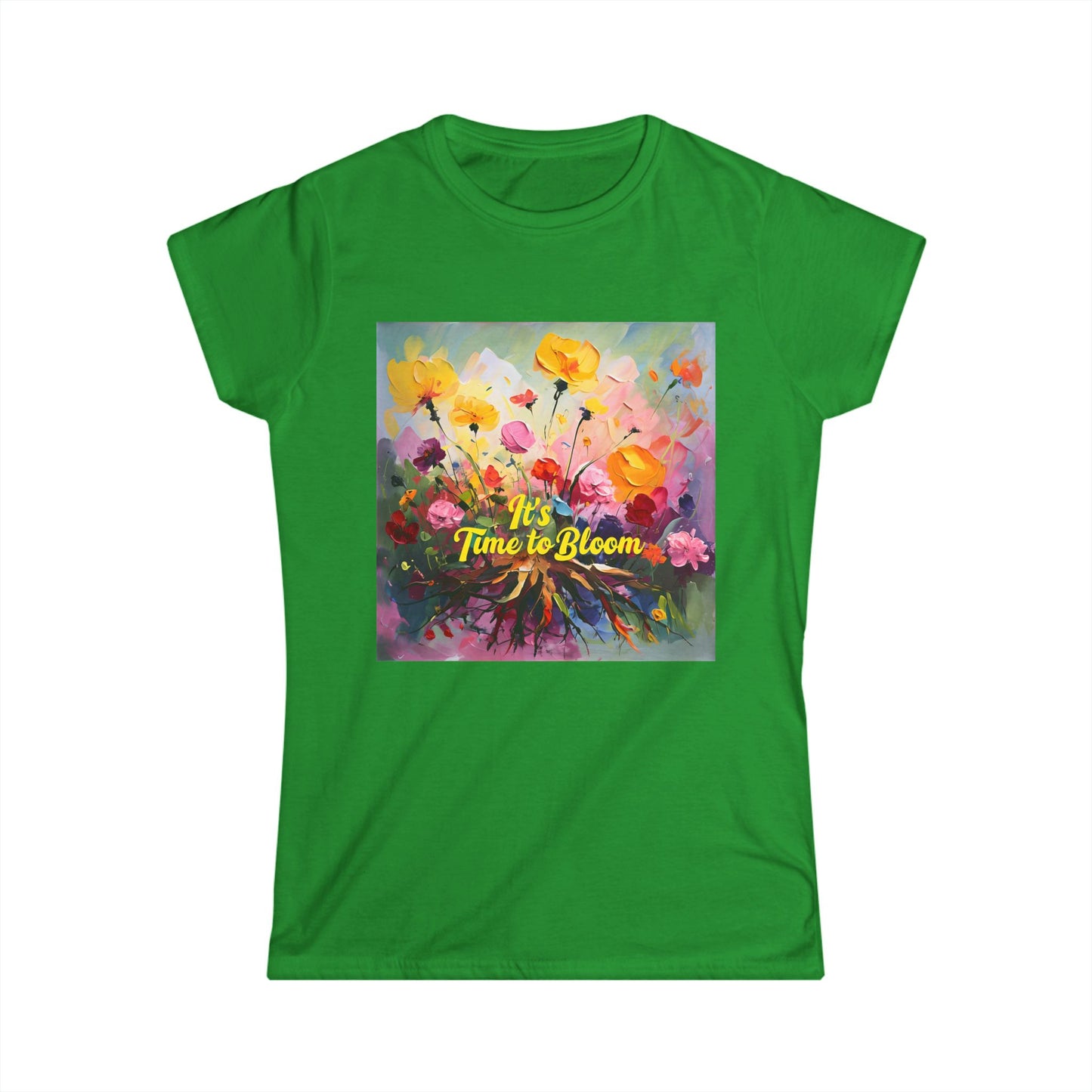 "It's Time to Bloom"- Women's Softstyle Tee