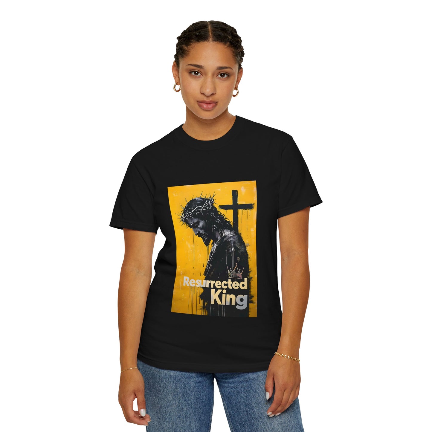 Resurrected King - Unisex Garment-Dyed T-Shirt