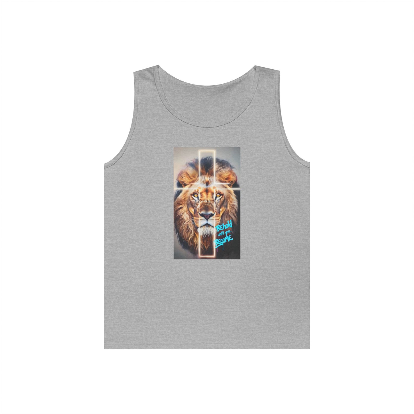 'Behold until you Become' - Heavy Cotton Tank Top