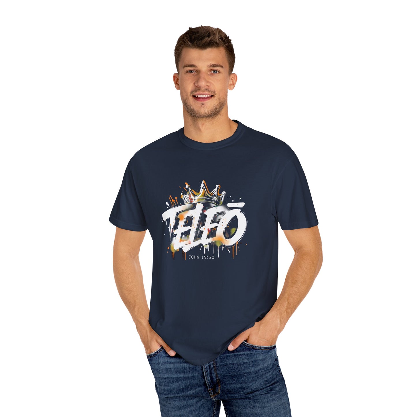 Teleō - Unisex Garment-Dyed T-Shirt