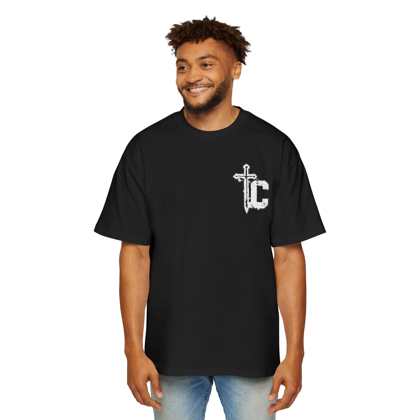 Territorial Commander Joshua 1:3 - Men's Heavy Oversized Tee -