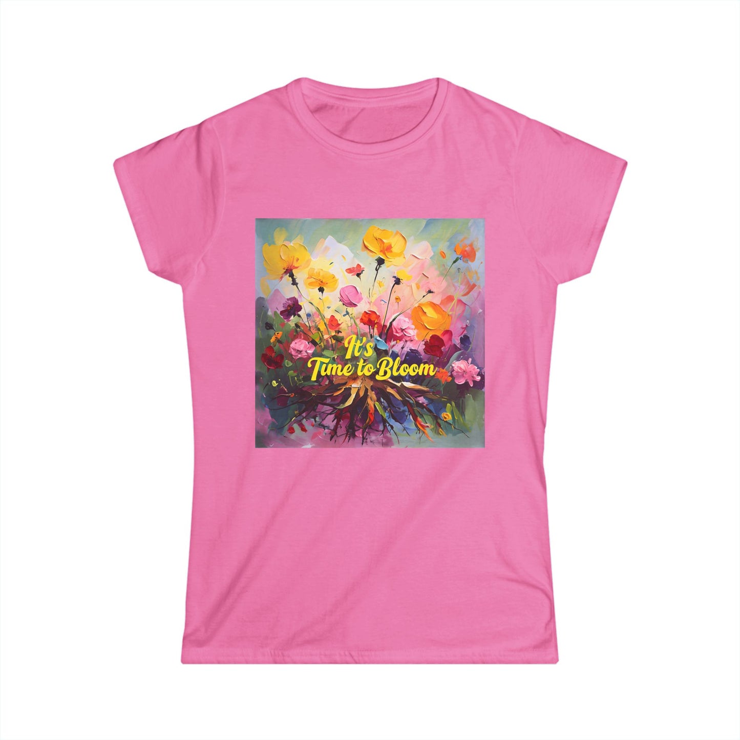 "It's Time to Bloom"- Women's Softstyle Tee