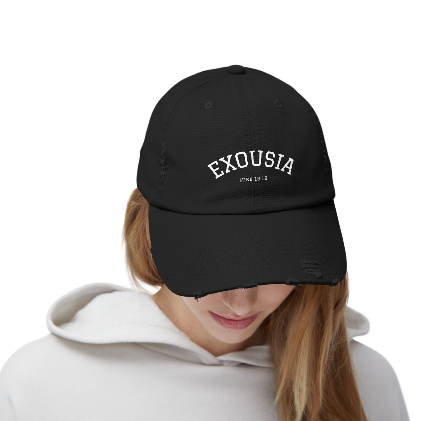 Exousia -Distressed Cap