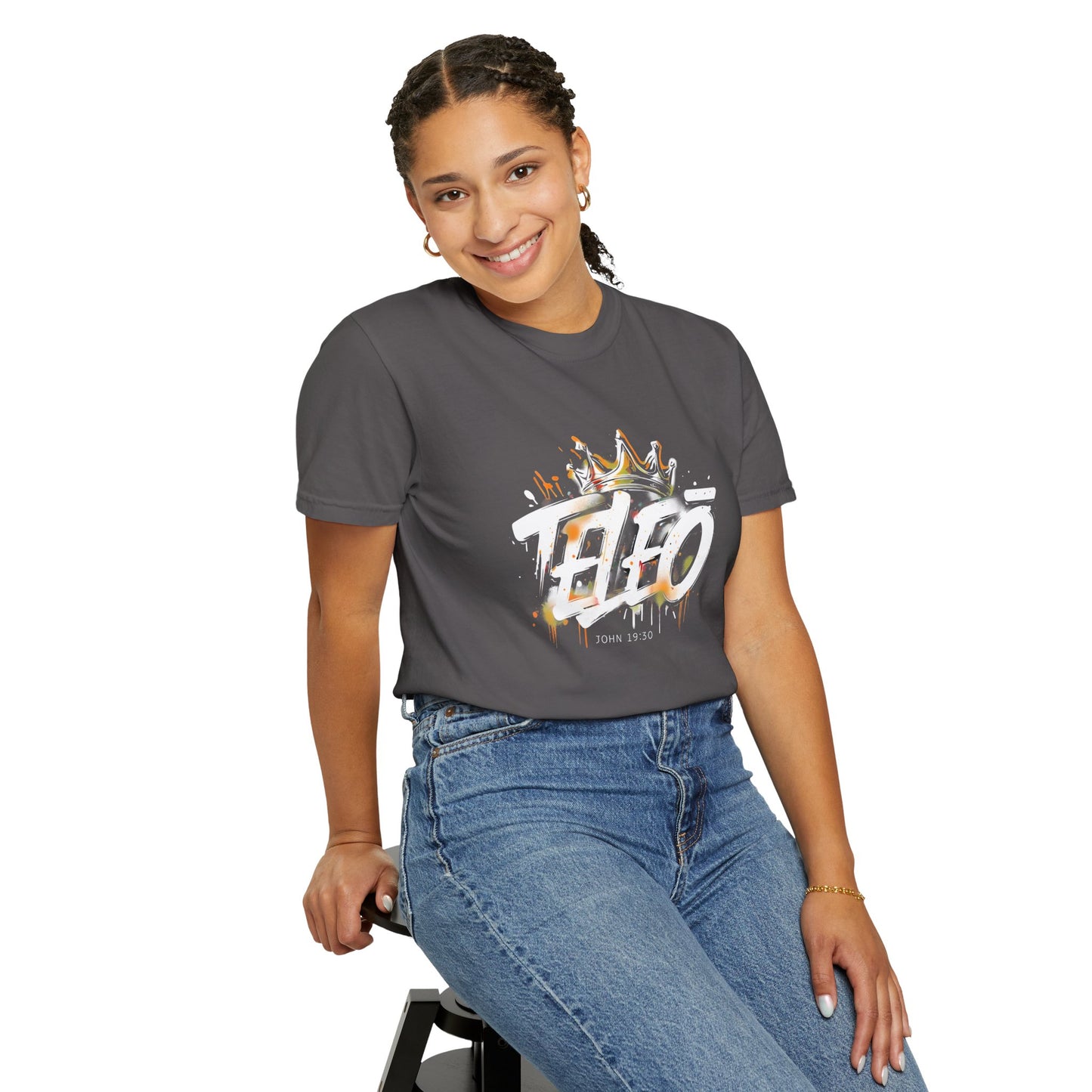 Teleō - Unisex Garment-Dyed T-Shirt