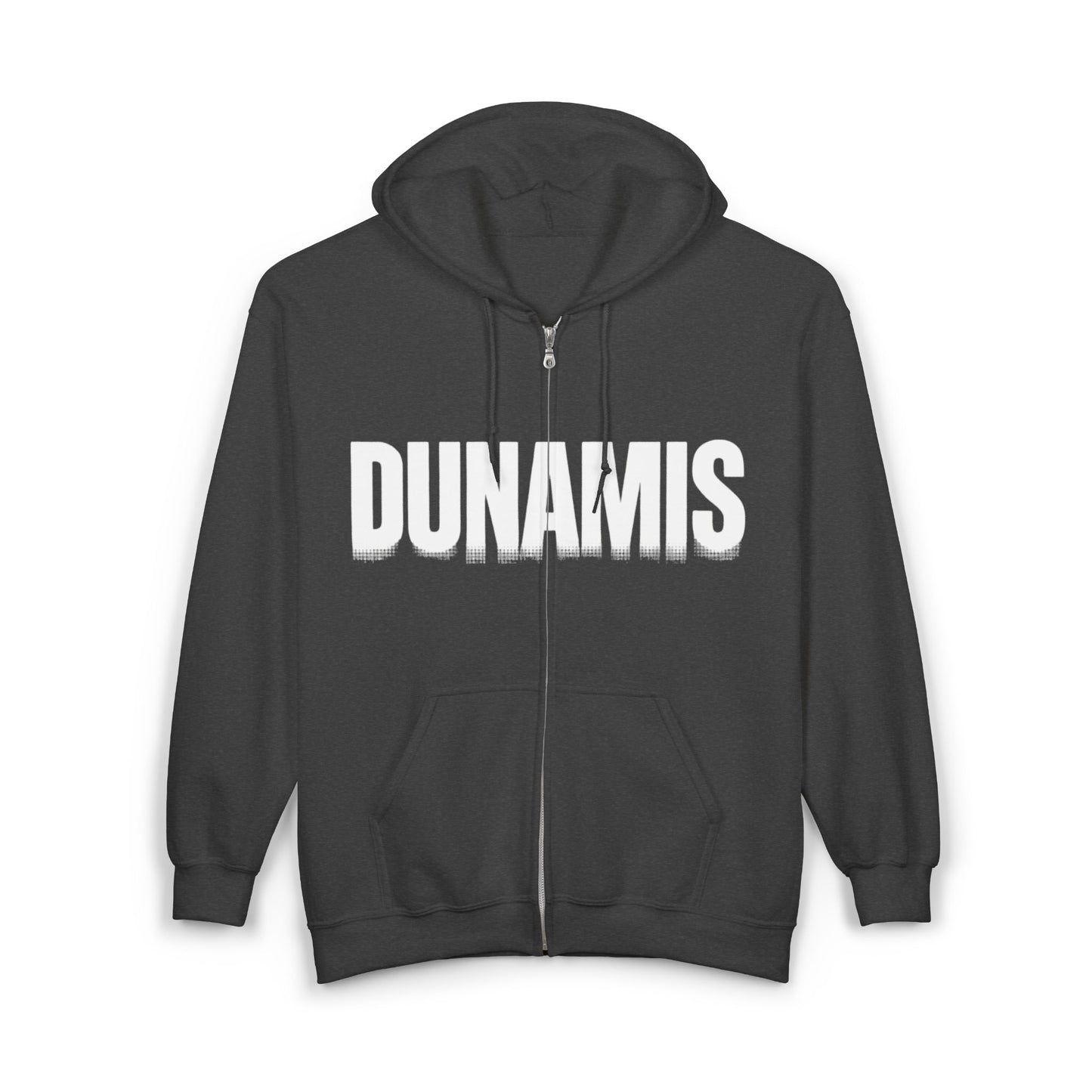 DUNAMIS Full Zip Hoodie, Unisex Heavy Blend Sweatshirt