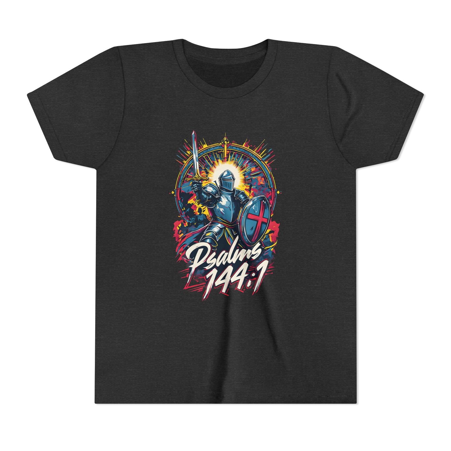 'Psalms 144:1' warrior - Youth Tee