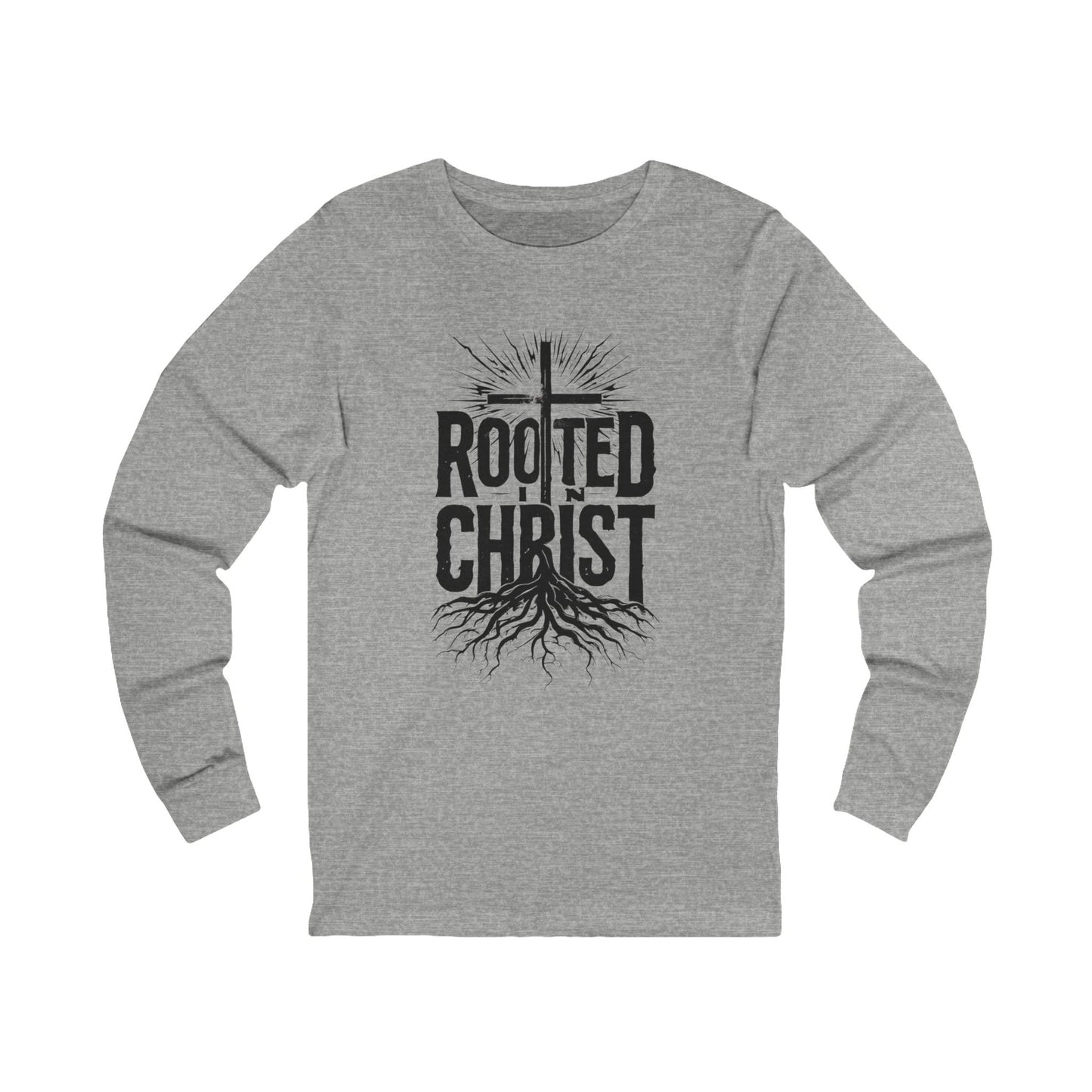 'Rooted in Christ' - Unisex Long Sleeve Tee