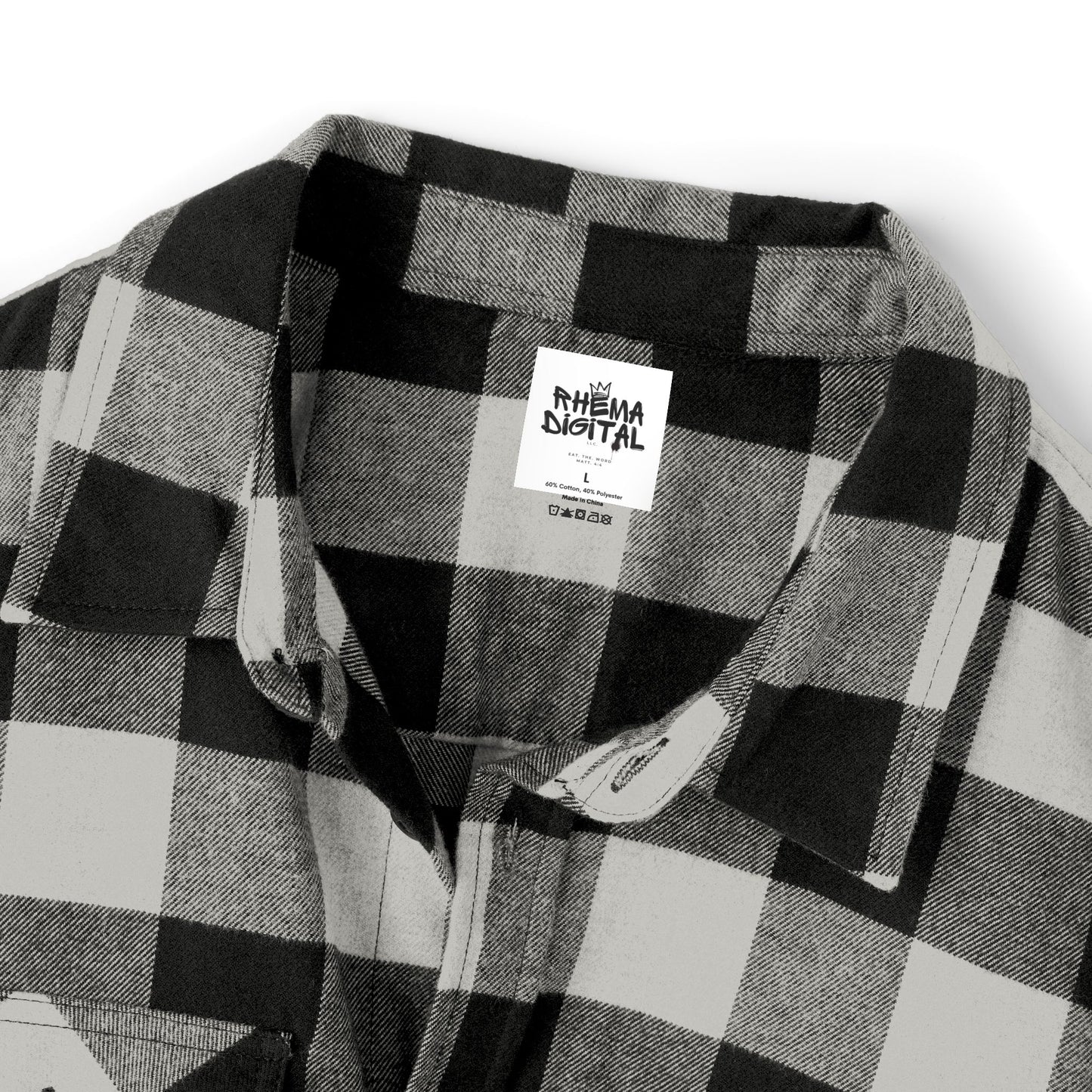 Holy Ghost Fire Unisex Flannel Shirt - Perfect for Fall and Outdoor Adventures