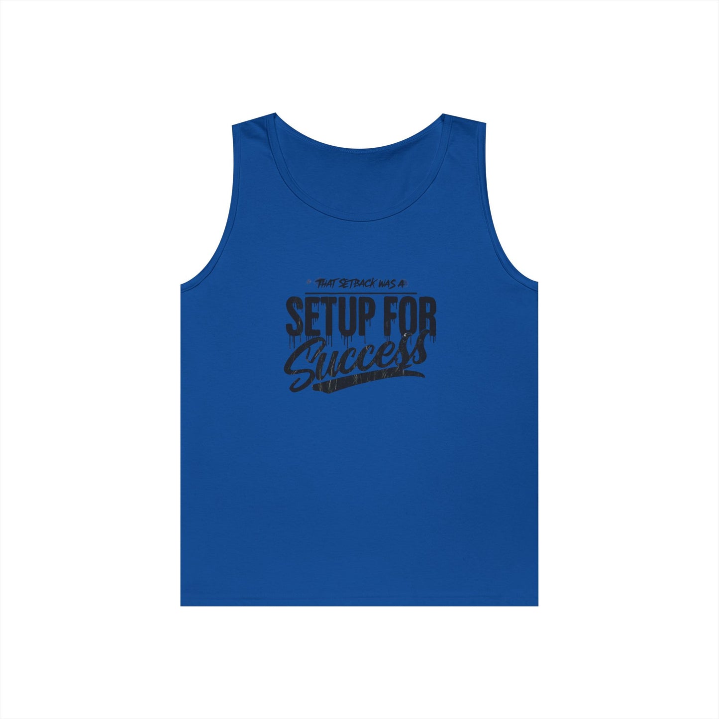 'That Setback Was a Setup for Success' - Unisex Heavy cotton Tank top