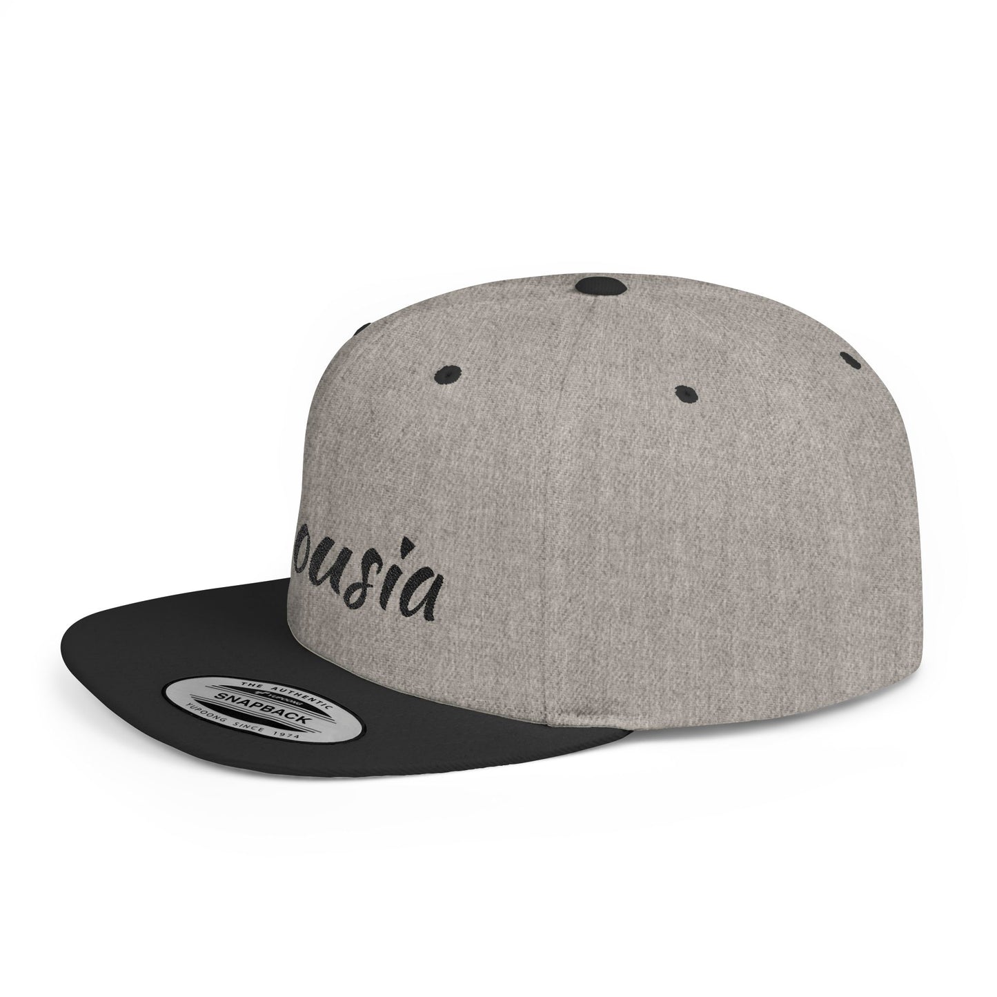 Exousia Flat Bill Snapback Hat Unisex
