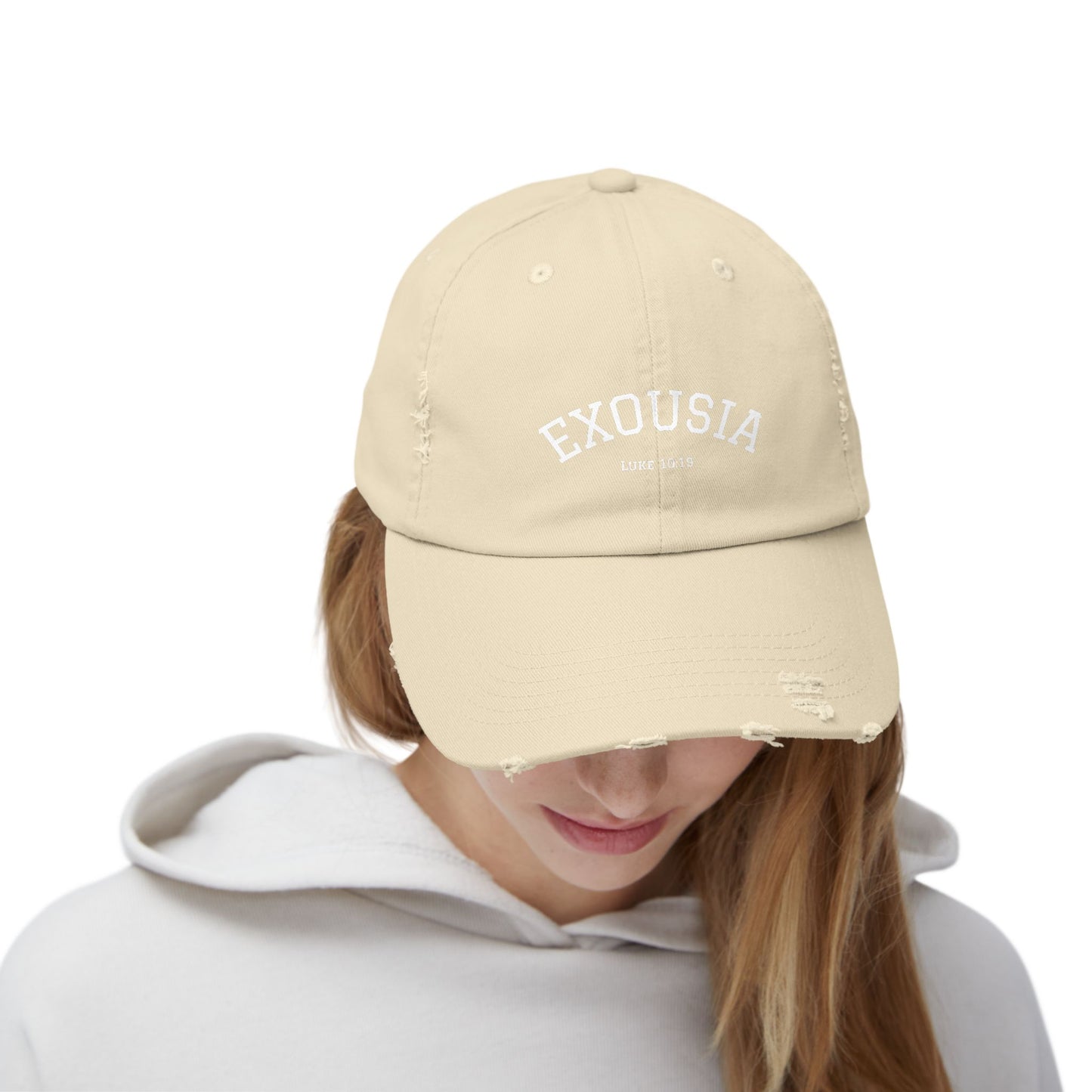 Exousia -Distressed Cap