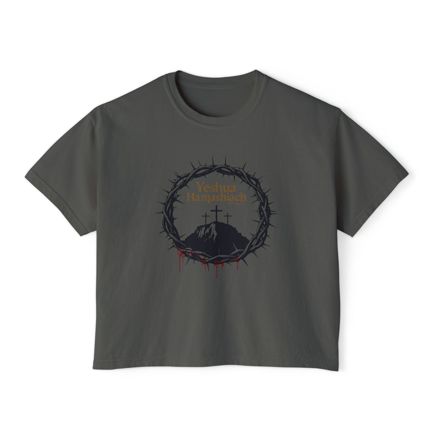 Yeshua HaMashiach- Women's Box Tee