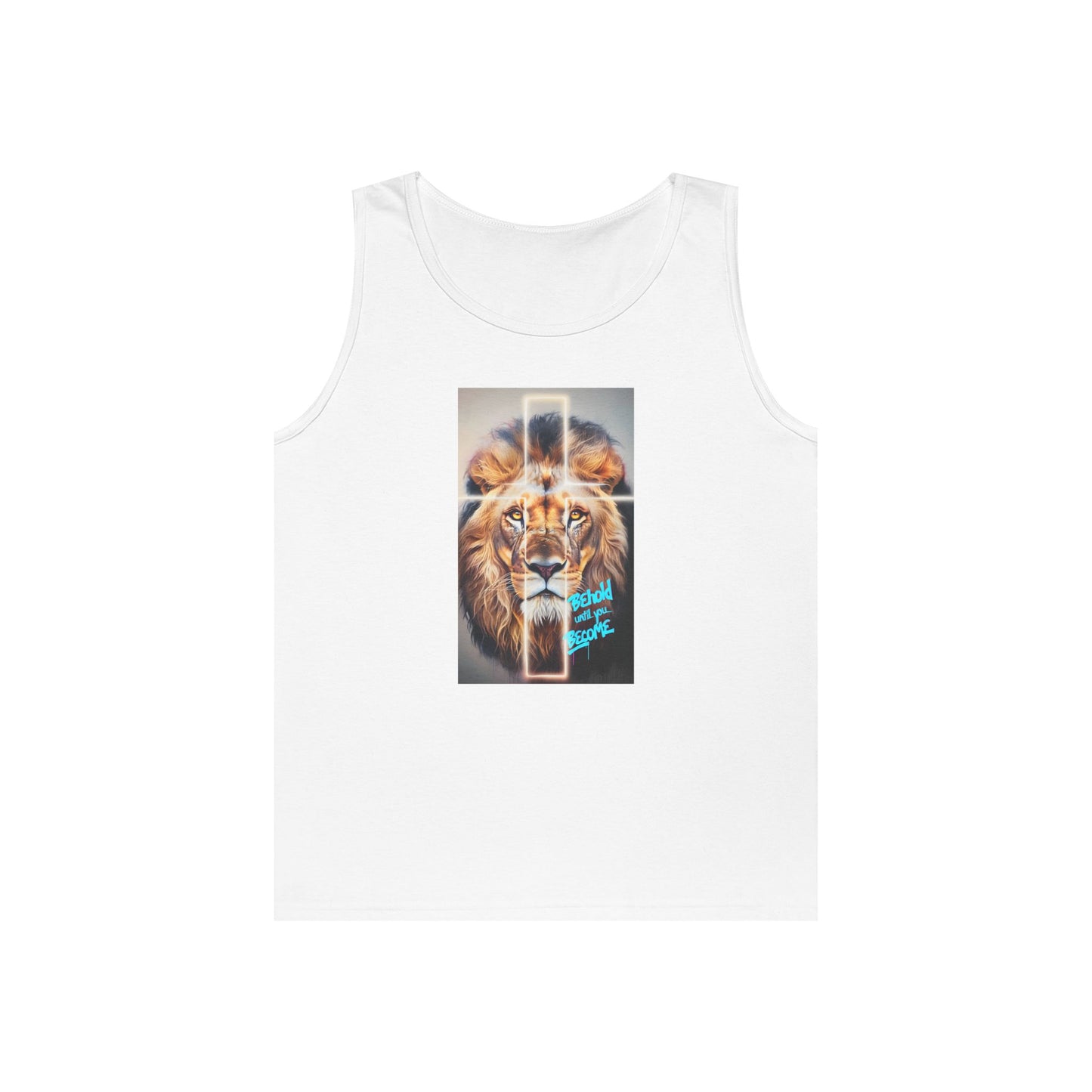 'Behold until you Become' - Heavy Cotton Tank Top
