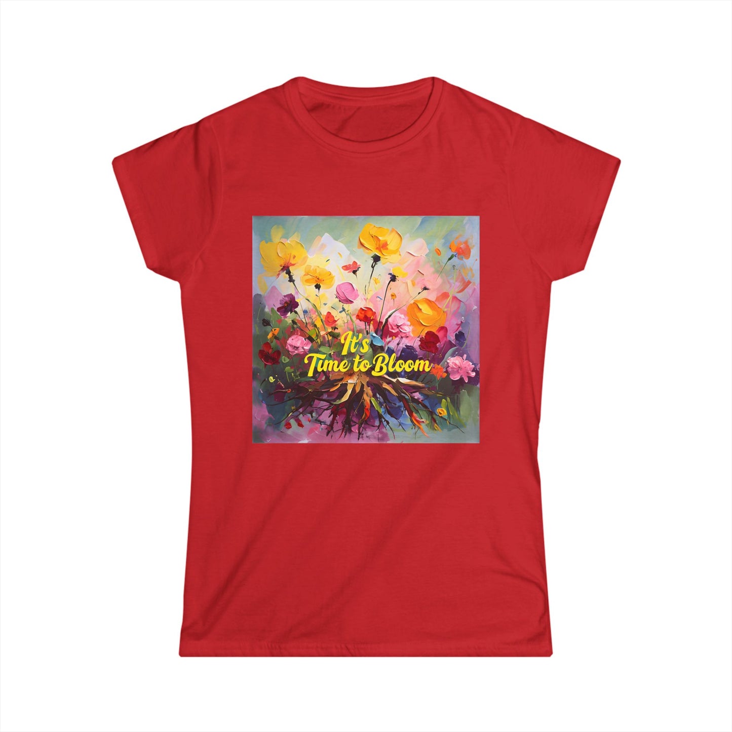 "It's Time to Bloom"- Women's Softstyle Tee