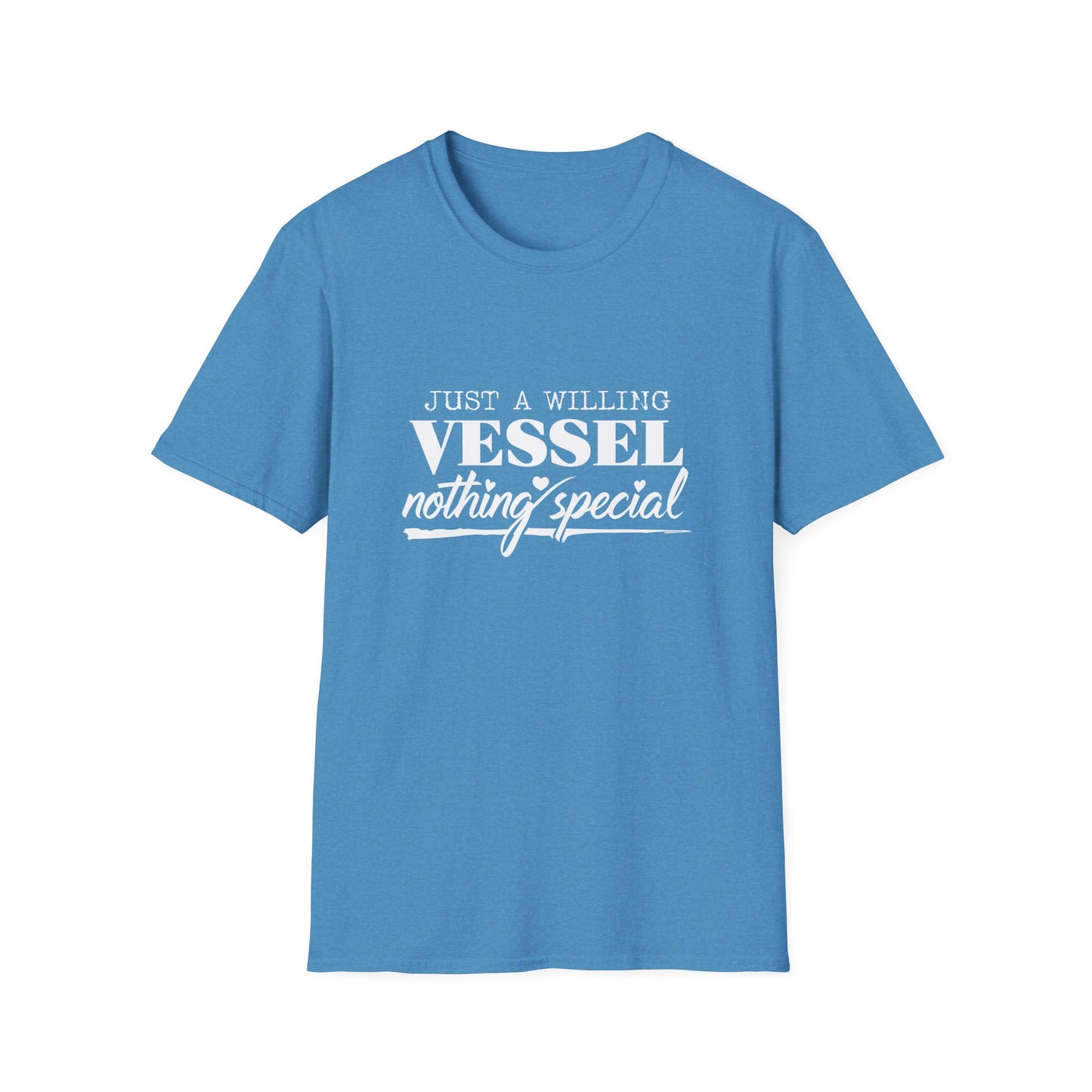 DESSY Women's Softstyle T-Shirt - Just a Willing Vessel Women's Design