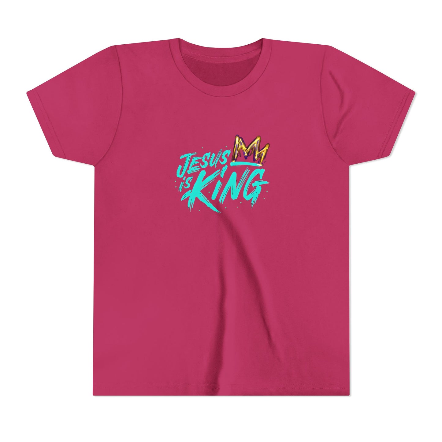 'Jesus is King' - YOUTH short sleeve Tee