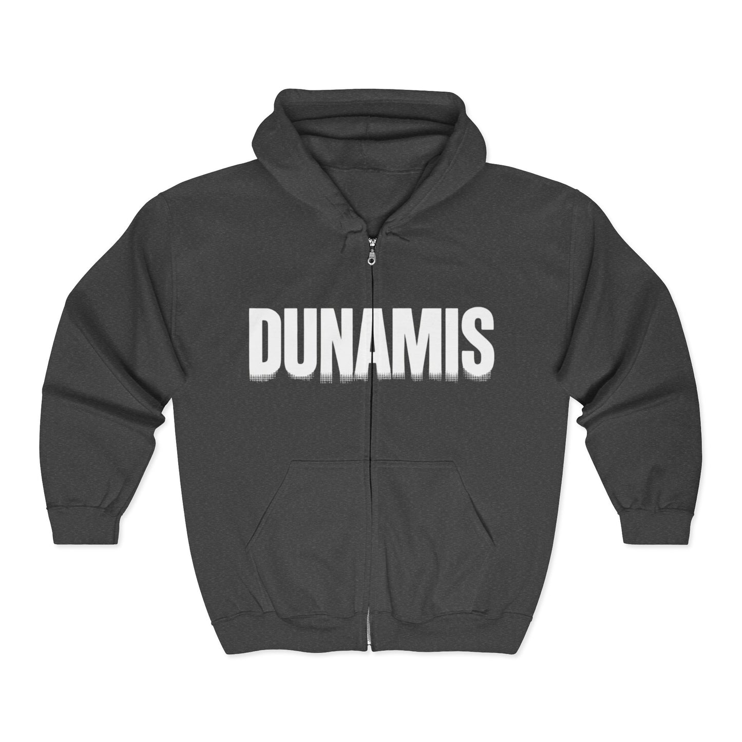 DUNAMIS Full Zip Hoodie, Unisex Heavy Blend Sweatshirt