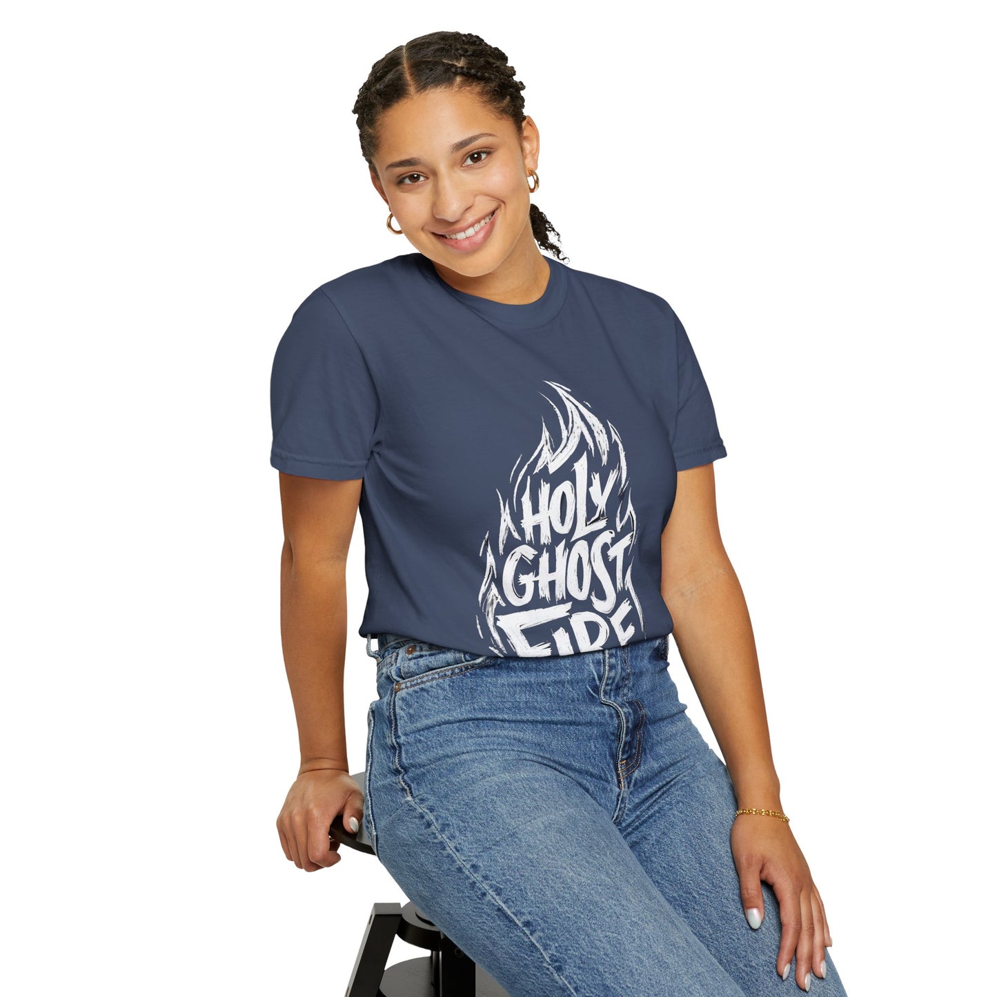 Holy Ghost Fire - Unisex Garment-Dyed T-Shirt