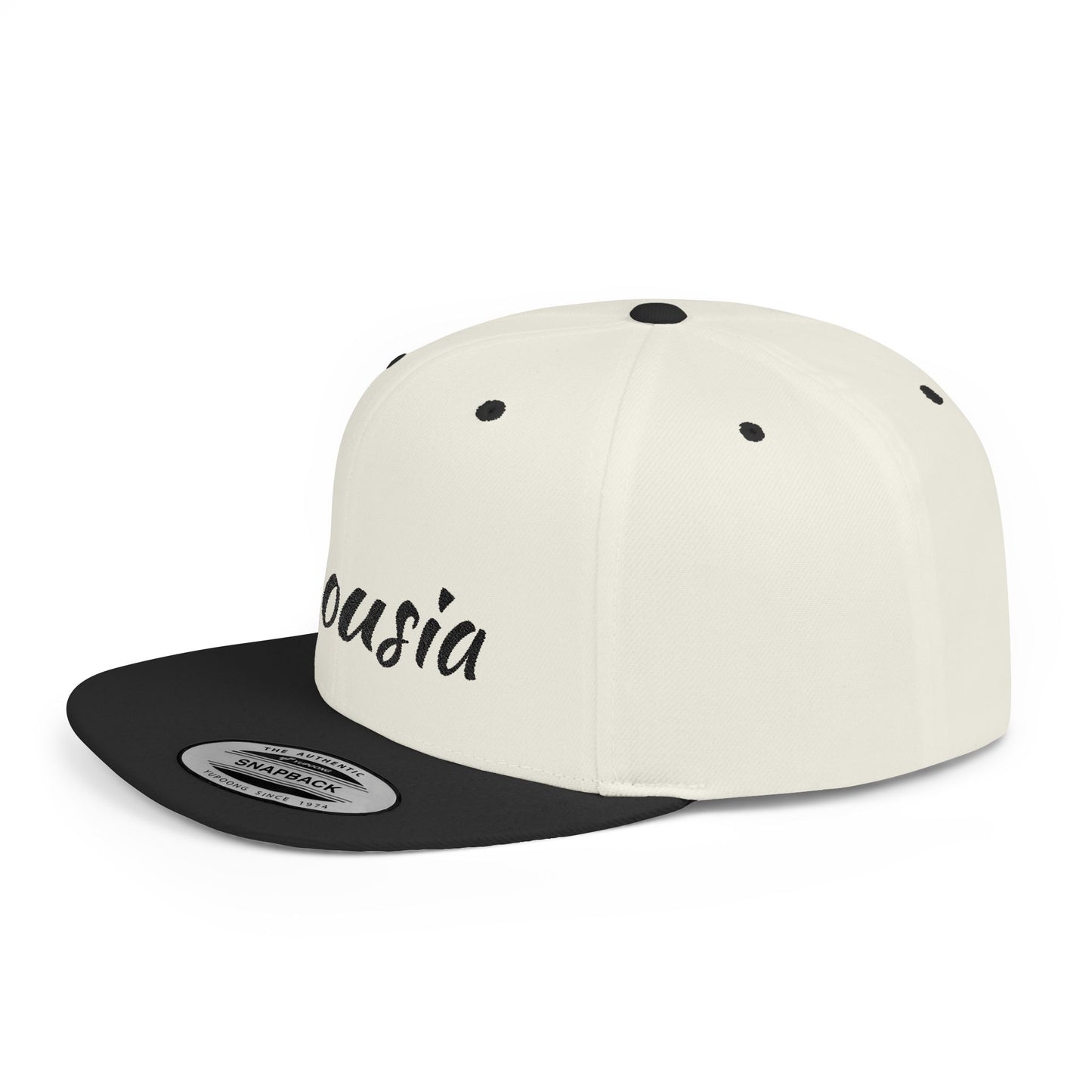 Exousia Flat Bill Snapback Hat Unisex