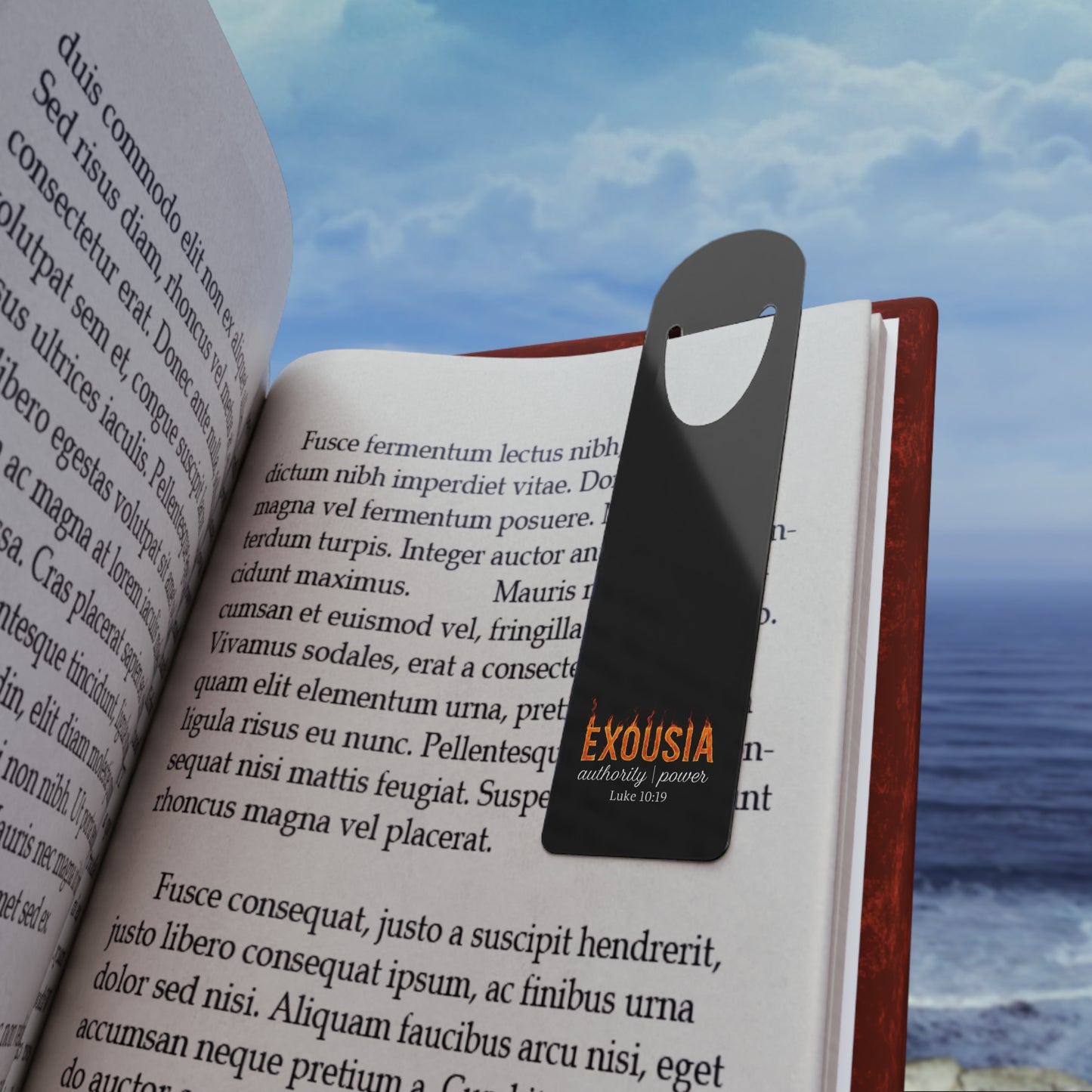 Exousia- Metal Page Bookmark