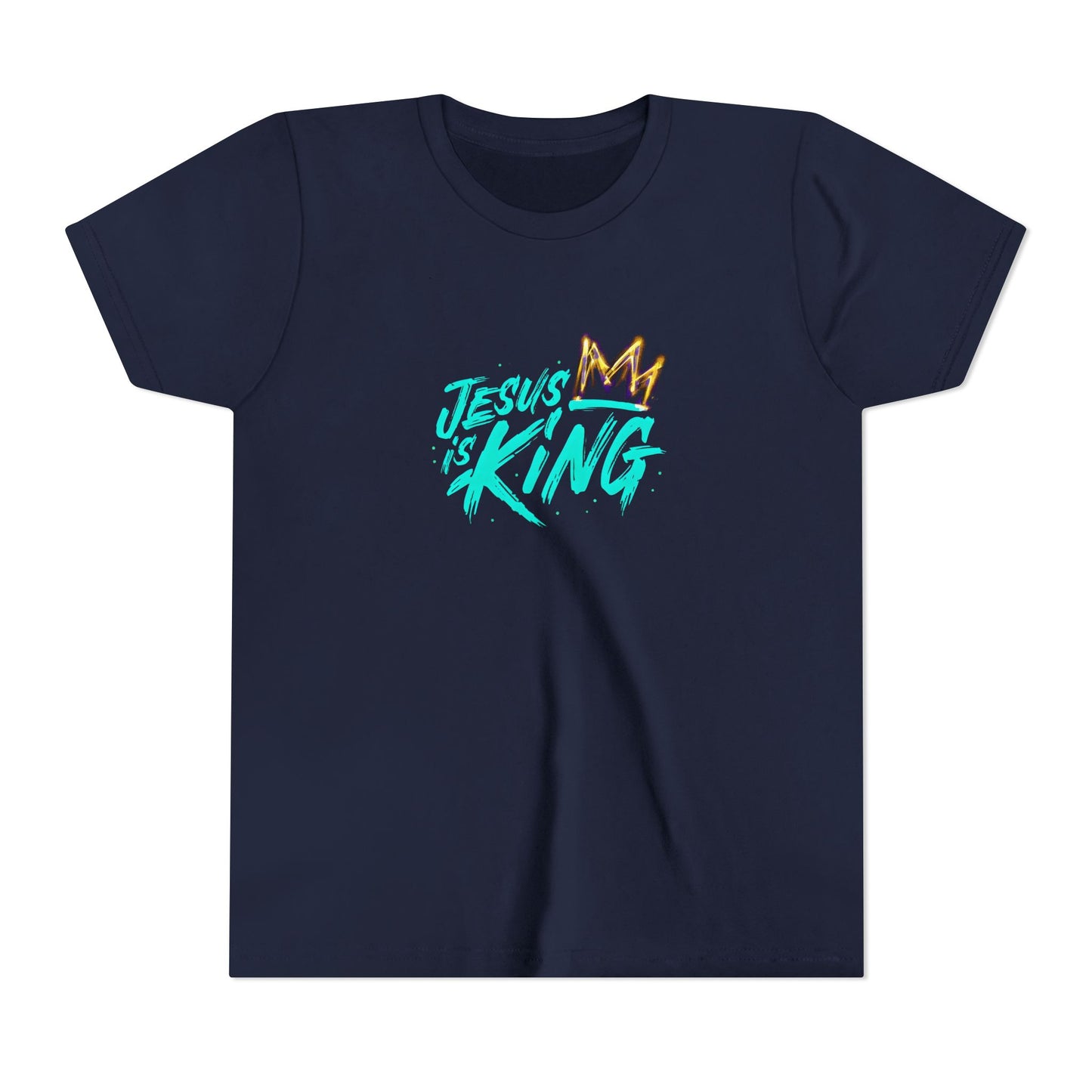 'Jesus is King' - YOUTH short sleeve Tee