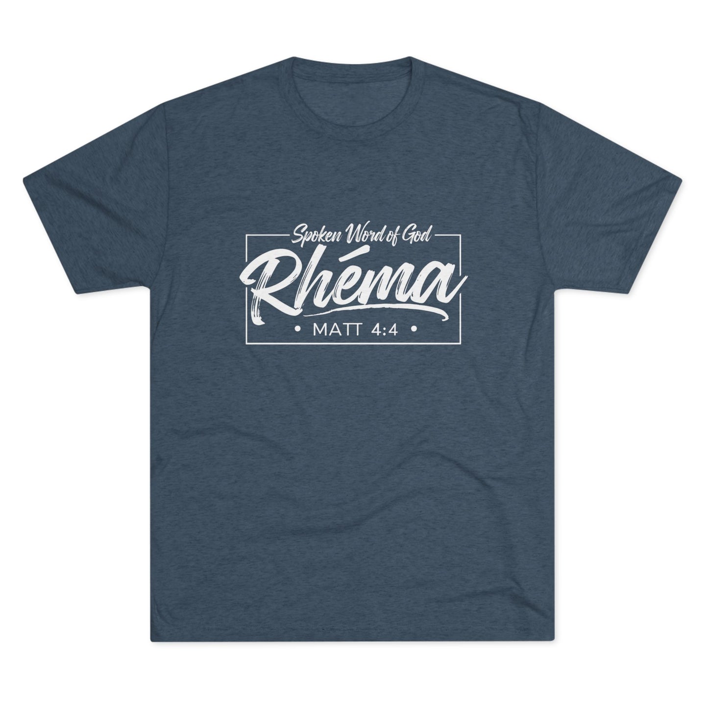 Rhema Unisex Tri-Blend Crew Tee - Inspirational Christian T-Shirt