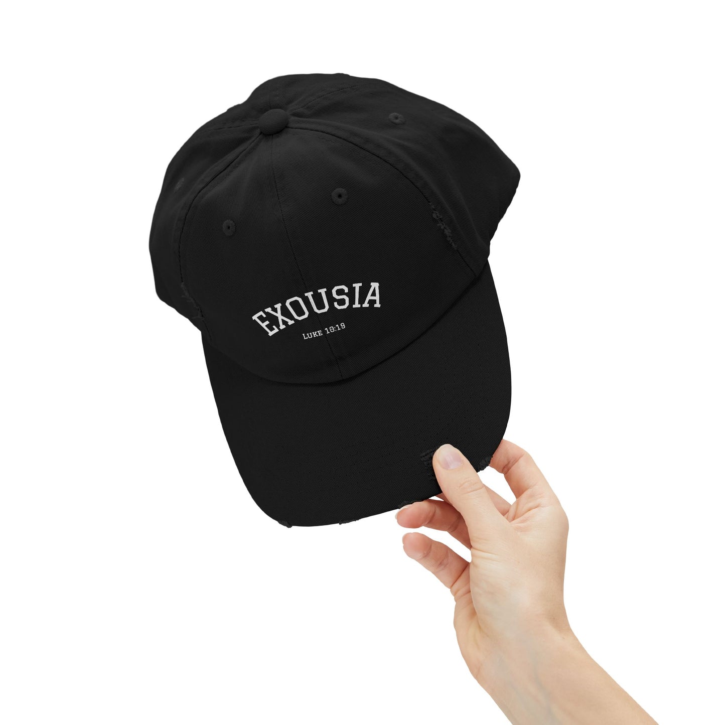 Exousia -Distressed Cap