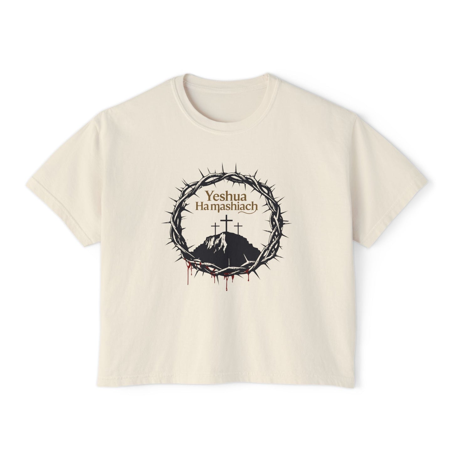 Yeshua HaMashiach- Women's Box Tee