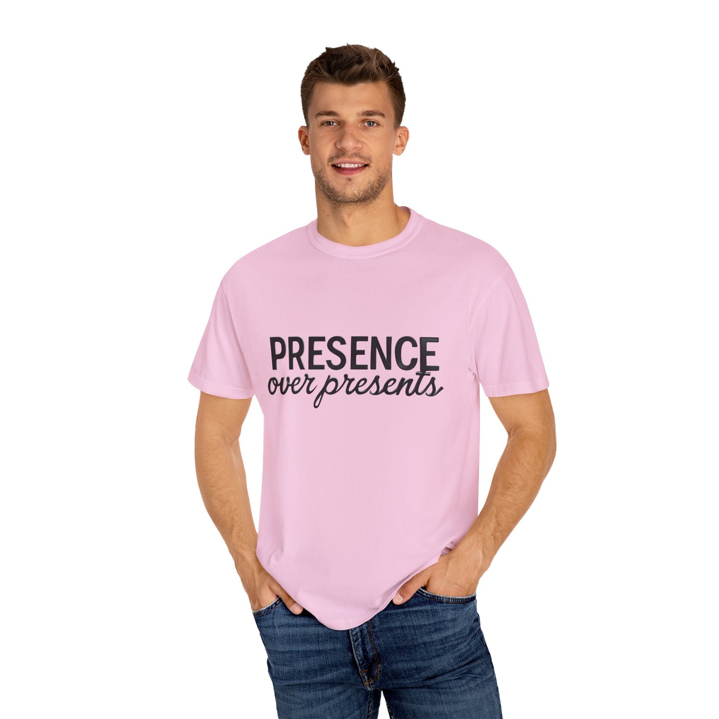 'Presence Over Presents' Inspirational Unisex Tee