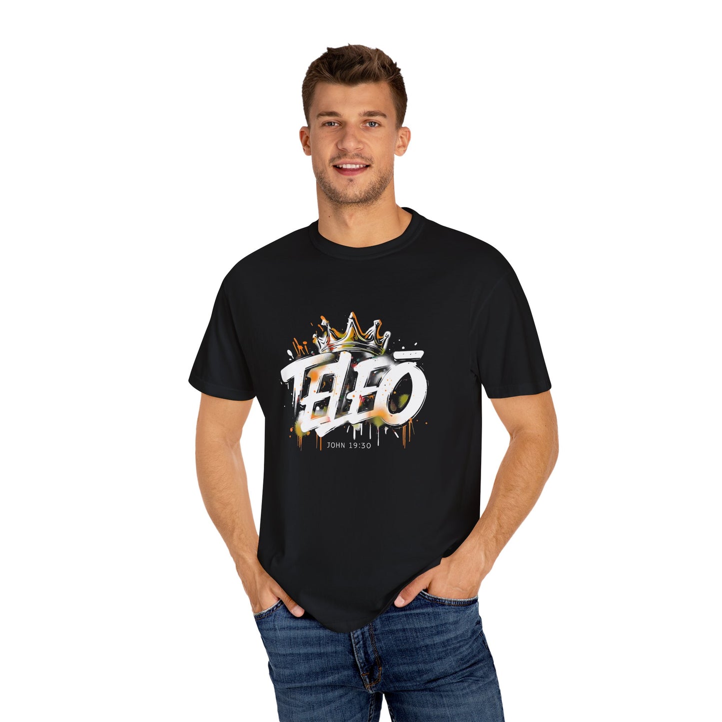 Teleō - Unisex Garment-Dyed T-Shirt