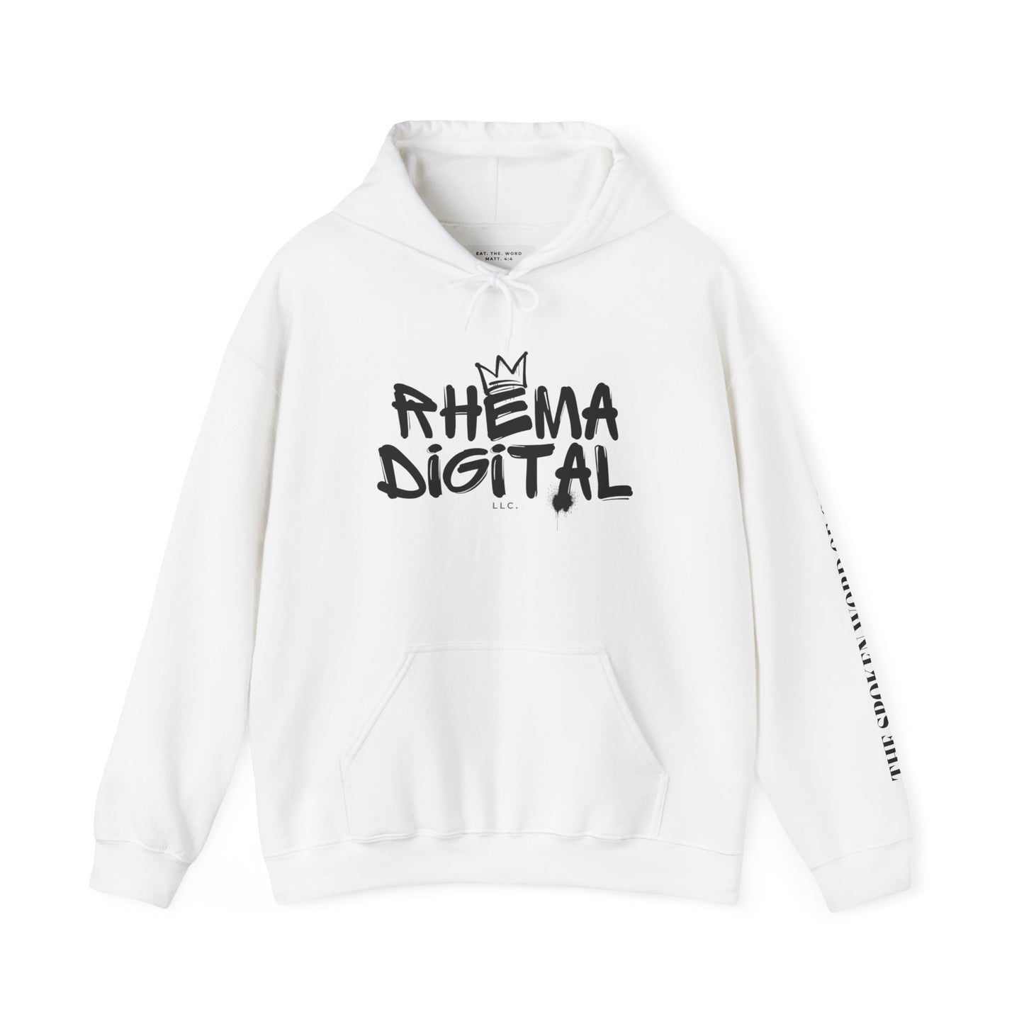 RHEMA DIGITAL Inspirational Hoodie - Unisex Heavy Blend™ Sweatshirt with Motivational Quote