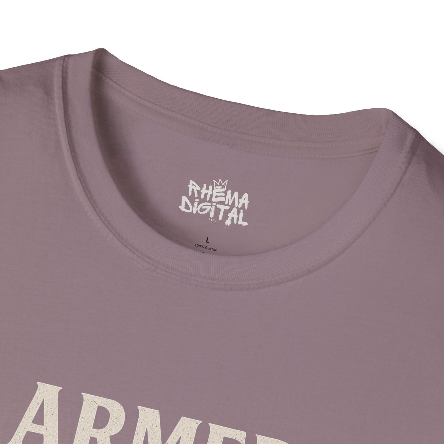 "Armed with the Word" Ephesians 6:17- Unisex Softstyle T-shirt