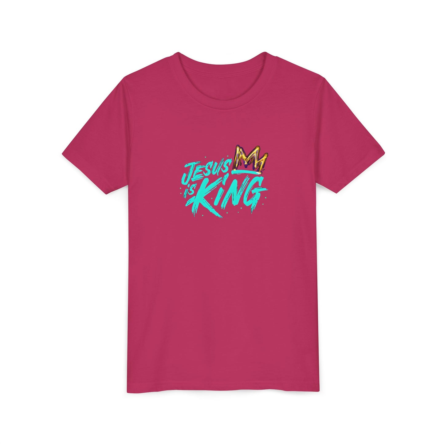 'Jesus is King' - YOUTH short sleeve Tee