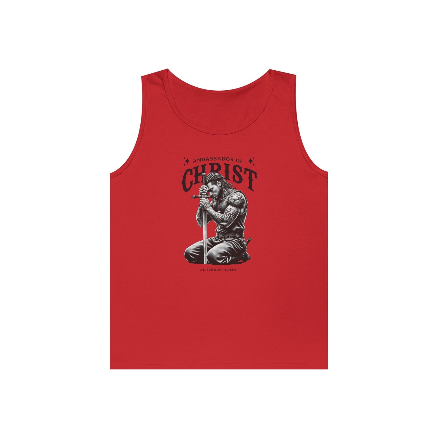 Ambassador of Christ - Mens Heavy cotton tank top