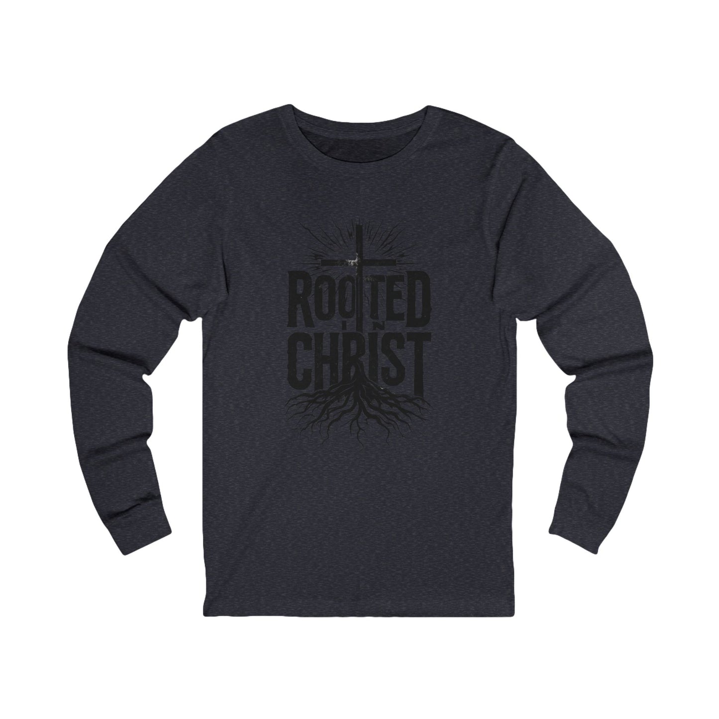 'Rooted in Christ' - Unisex Long Sleeve Tee