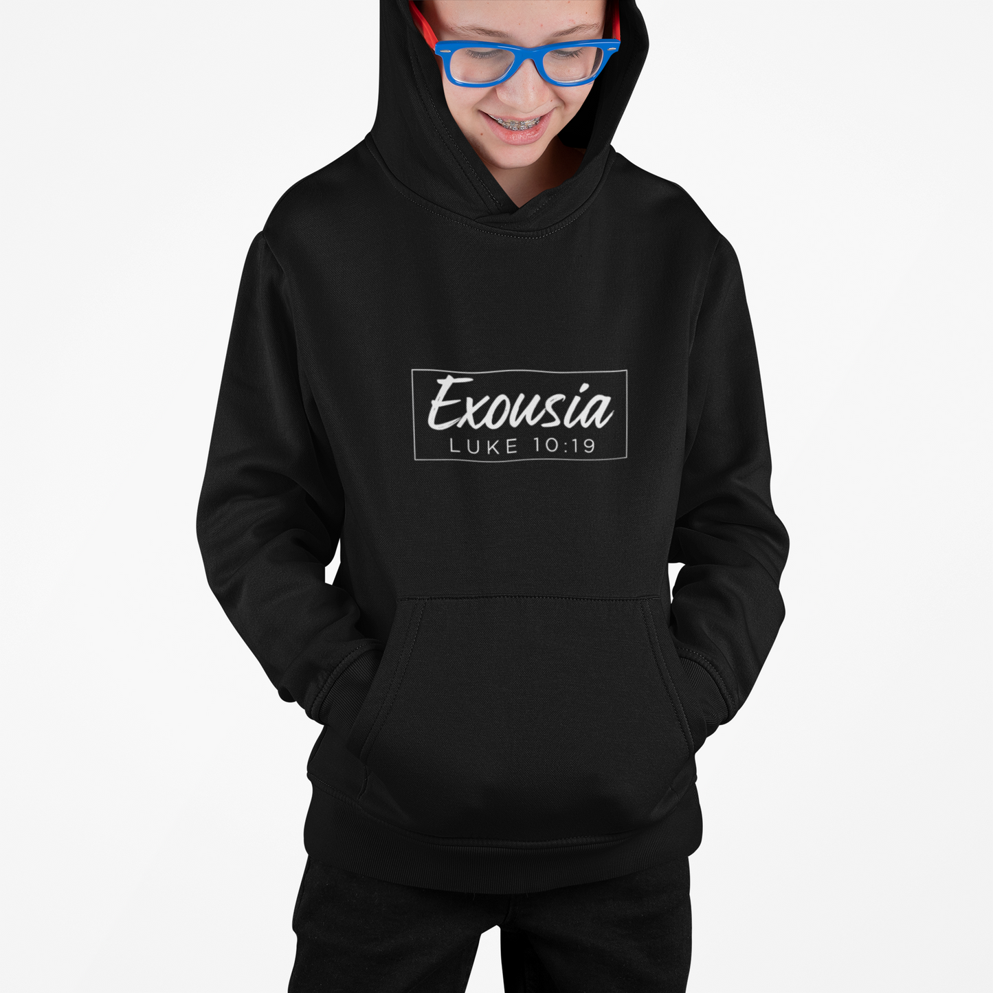 Exousia - Youth Heavy Blend Hoodie