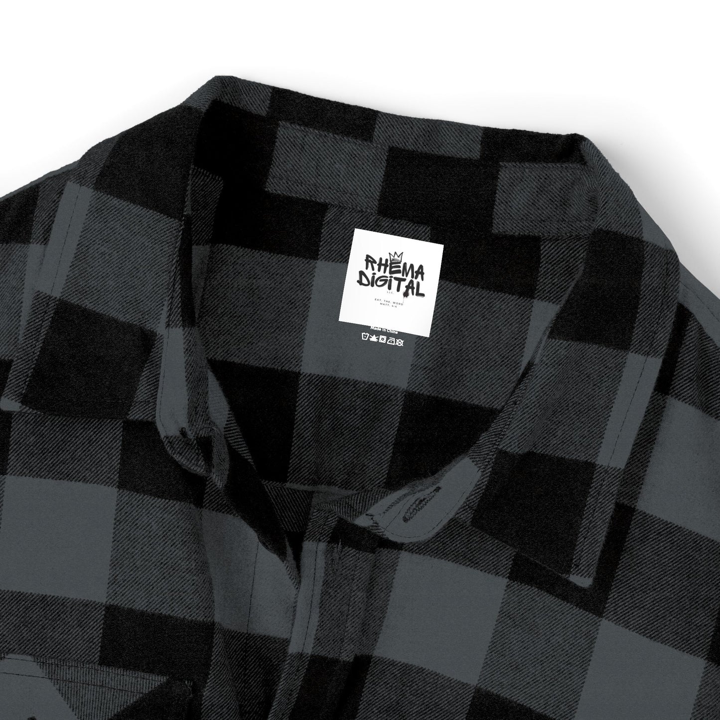 Holy Ghost Fire Unisex Flannel Shirt - Perfect for Fall and Outdoor Adventures