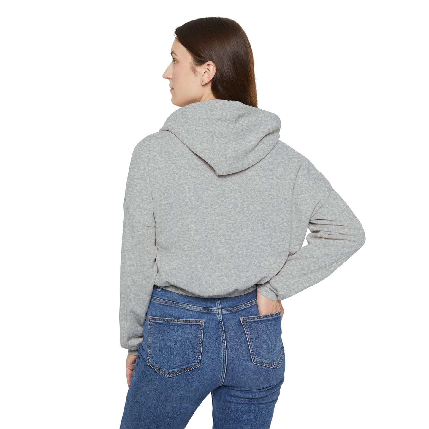 Faith Over Fear Women's Cinched Bottom Hoodie Pullover