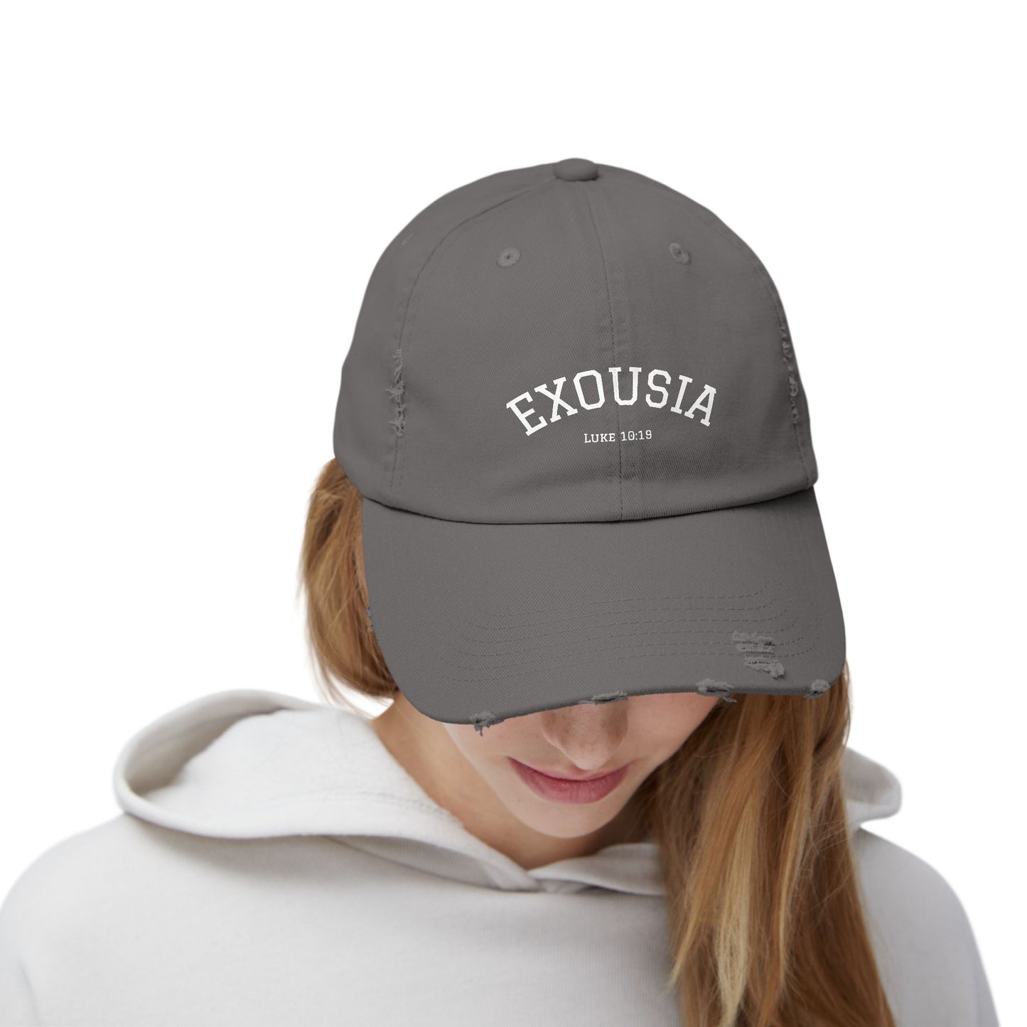Exousia -Distressed Cap