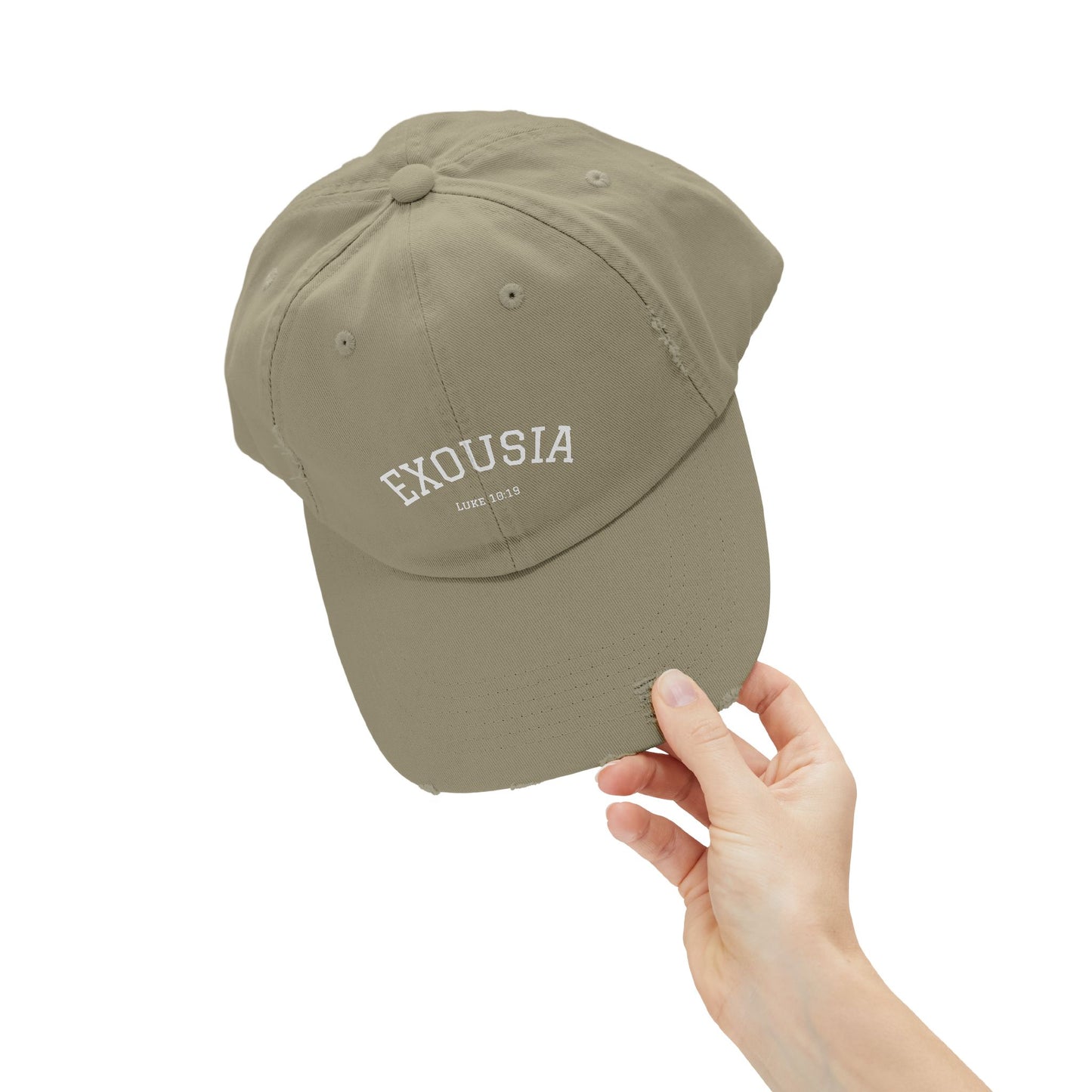 Exousia -Distressed Cap