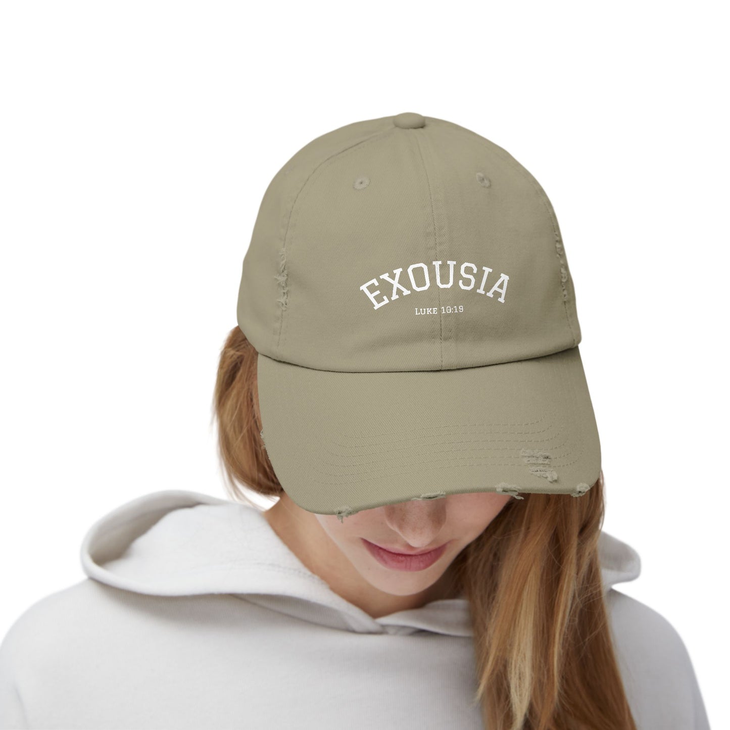Exousia -Distressed Cap
