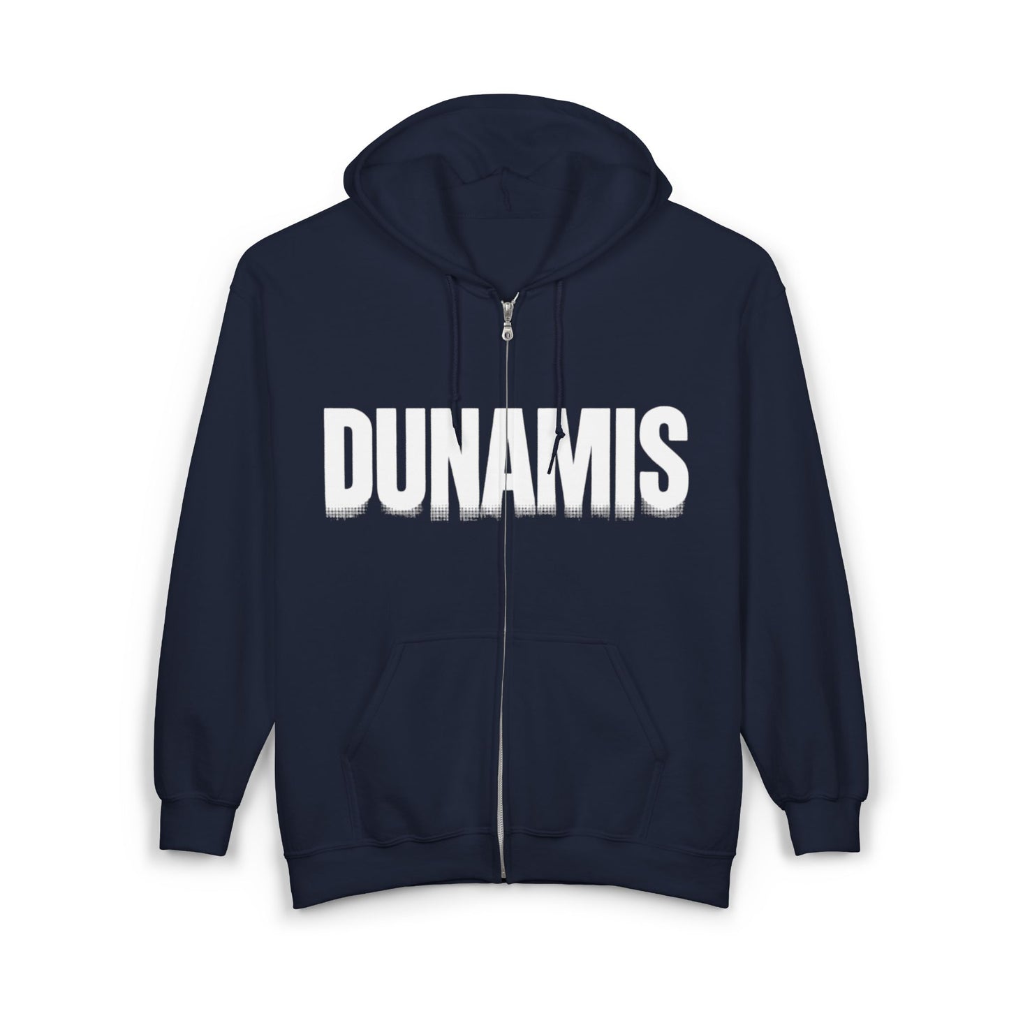 DUNAMIS Full Zip Hoodie, Unisex Heavy Blend Sweatshirt