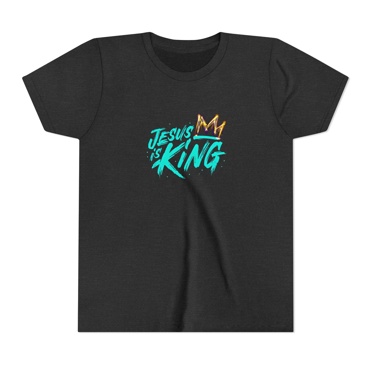 'Jesus is King' - YOUTH short sleeve Tee