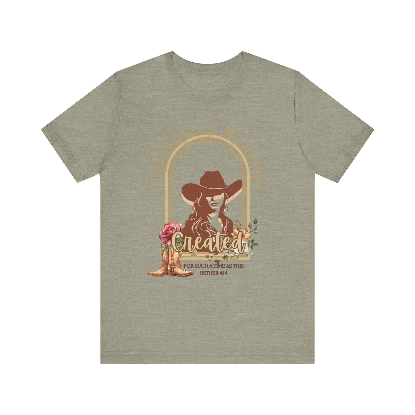Esther's Arise T-Shirt "Perhaps You Were Created for such a time as this" - Inspirational Unisex Jersey Tee