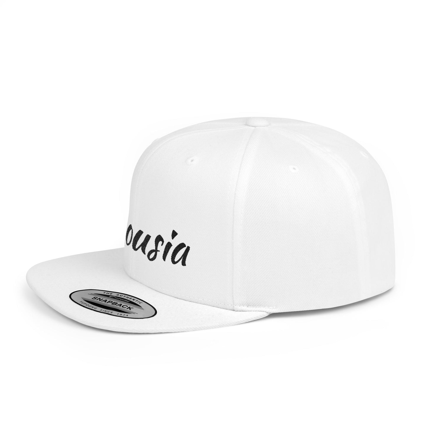 Exousia Flat Bill Snapback Hat Unisex