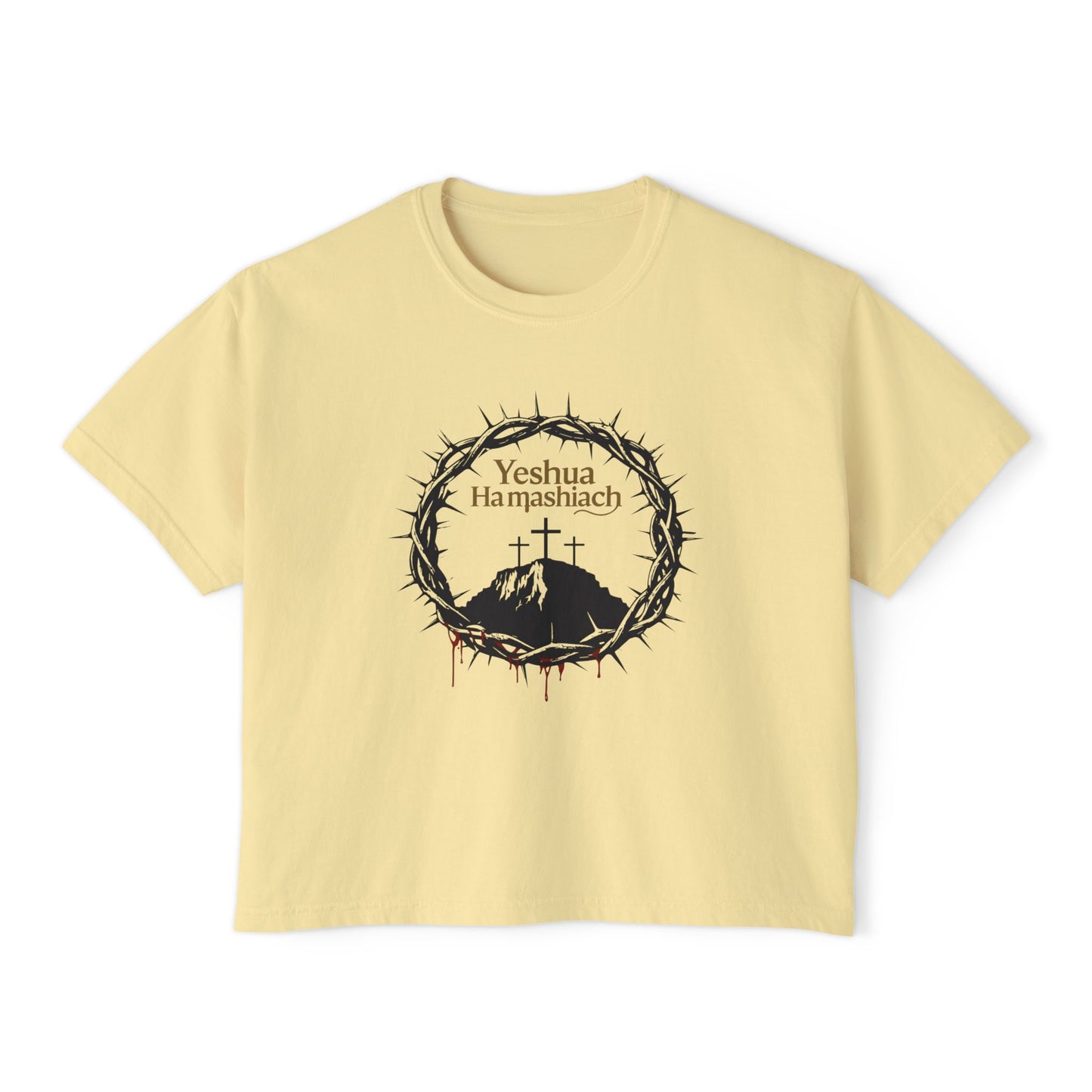 Yeshua HaMashiach- Women's Box Tee