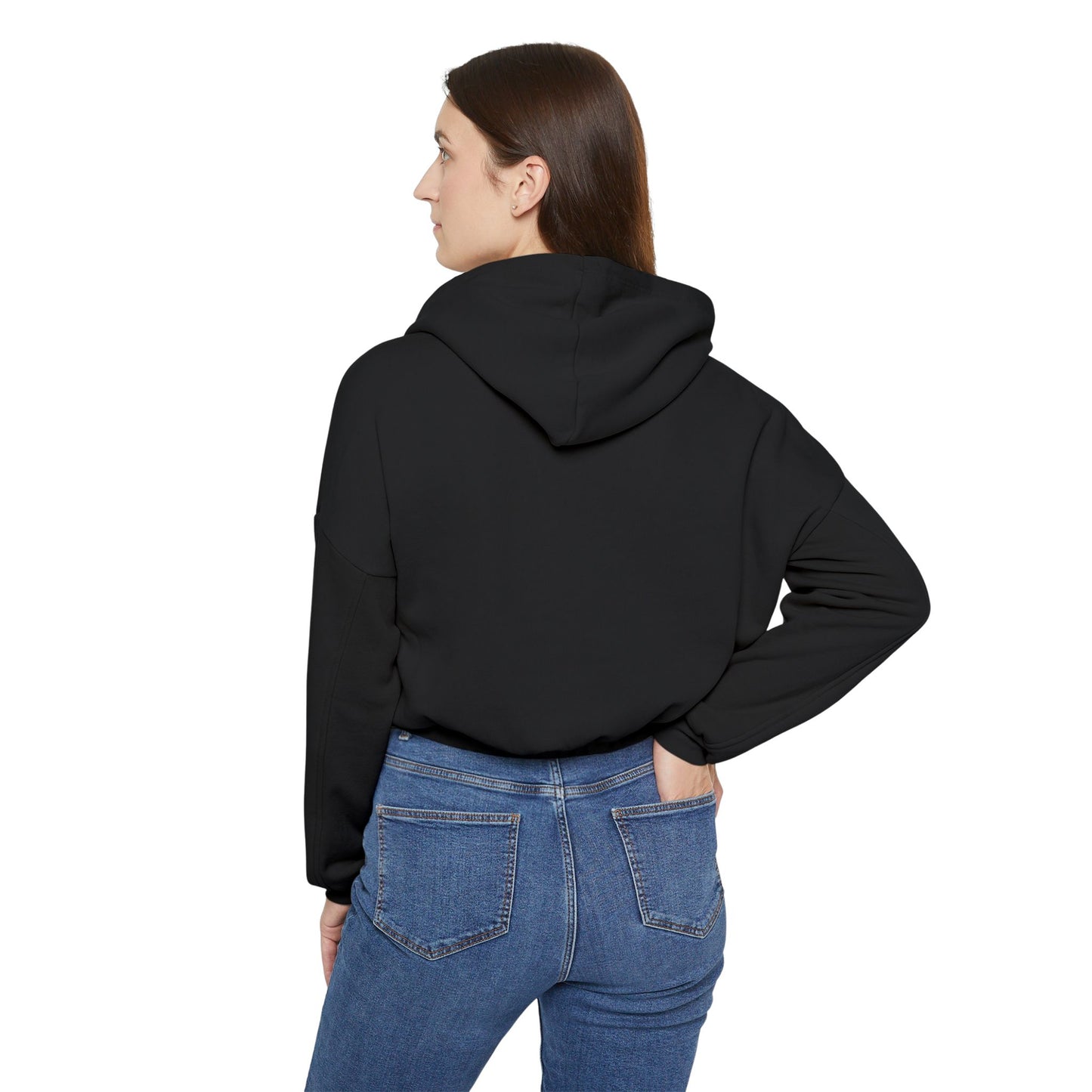 Faith Over Fear Women's Cinched Bottom Hoodie Pullover