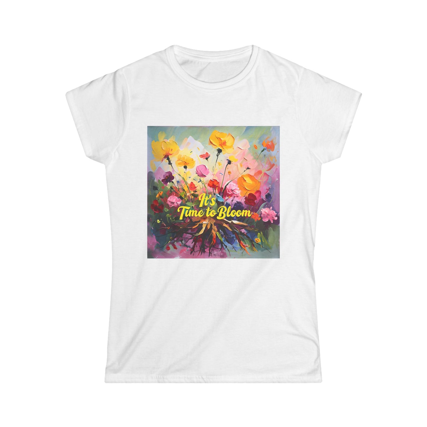 "It's Time to Bloom"- Women's Softstyle Tee